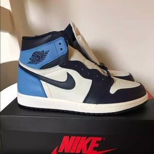 Jordan 1 high Obsidian UNC